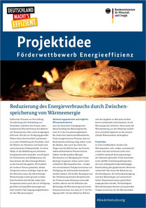 Cover der Projektidee: Abwärmenutzung Bäckerei