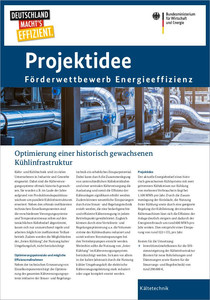 Cover der Projektidee: Optimierung einer historisch gewachsenen Kühlinfrastruktur