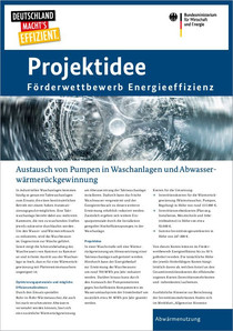 Cover der Projektidee: Austausch von Pumpen in Waschanlagen