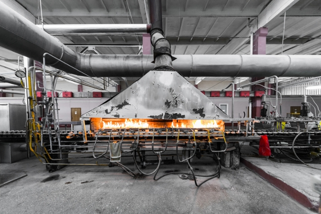 Gefördertes Projekt: Einbau eines Wärmerückgewinnungs-Systems zur Nutzung der Abwärme aus dem Schmelzprozess (Glasindustrie)